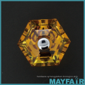 Cabinet Clear Hexagon Crystal Knob For Drawer Pull